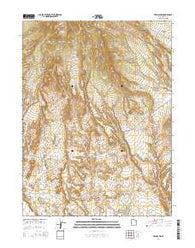 Vernal NW Utah Current topographic map, 1:24000 scale, 7.5 X 7.5 Minute, Year 2014