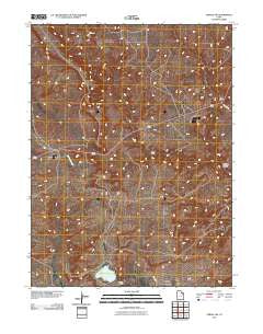 Vernal SW Utah Historical topographic map, 1:24000 scale, 7.5 X 7.5 Minute, Year 2011