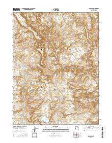 Vernal SW Utah Current topographic map, 1:24000 scale, 7.5 X 7.5 Minute, Year 2014