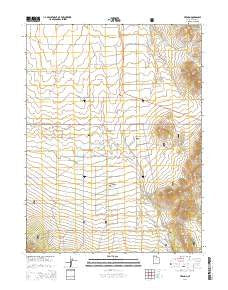 Vernon Utah Current topographic map, 1:24000 scale, 7.5 X 7.5 Minute, Year 2014