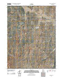 Vernon NE Utah Historical topographic map, 1:24000 scale, 7.5 X 7.5 Minute, Year 2011