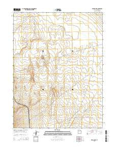 Vernon NE Utah Current topographic map, 1:24000 scale, 7.5 X 7.5 Minute, Year 2014