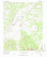 Veyo Utah Historical topographic map, 1:24000 scale, 7.5 X 7.5 Minute, Year 1972