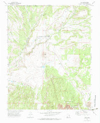 Veyo Utah Historical topographic map, 1:24000 scale, 7.5 X 7.5 Minute, Year 1972