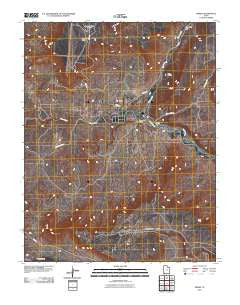 Virgin Utah Historical topographic map, 1:24000 scale, 7.5 X 7.5 Minute, Year 2011