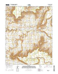 Virgin Utah Current topographic map, 1:24000 scale, 7.5 X 7.5 Minute, Year 2014