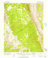 Wagon Box Mesa Utah Historical topographic map, 1:62500 scale, 15 X 15 Minute, Year 1953