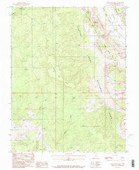 Wagon Box Mesa Utah Historical topographic map, 1:24000 scale, 7.5 X 7.5 Minute, Year 1987
