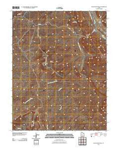 Wagon Box Mesa Utah Historical topographic map, 1:24000 scale, 7.5 X 7.5 Minute, Year 2011