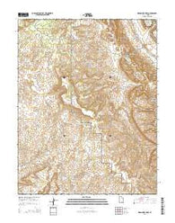 Wagon Box Mesa Utah Current topographic map, 1:24000 scale, 7.5 X 7.5 Minute, Year 2014