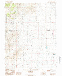 Wah Wah Cove Utah Historical topographic map, 1:24000 scale, 7.5 X 7.5 Minute, Year 1989