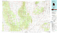 Wah Wah Mts. South Utah Historical topographic map, 1:100000 scale, 30 X 60 Minute, Year 1980