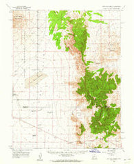 Wah Wah Summit Utah Historical topographic map, 1:62500 scale, 15 X 15 Minute, Year 1960