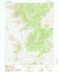 Wah Wah Summit Utah Historical topographic map, 1:24000 scale, 7.5 X 7.5 Minute, Year 1989