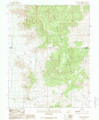 Wah Wah Summit Utah Historical topographic map, 1:24000 scale, 7.5 X 7.5 Minute, Year 1989