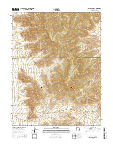 Wah Wah Summit Utah Current topographic map, 1:24000 scale, 7.5 X 7.5 Minute, Year 2014