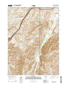 Wahsatch Utah Current topographic map, 1:24000 scale, 7.5 X 7.5 Minute, Year 2014