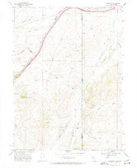 Wahsatch Utah Historical topographic map, 1:24000 scale, 7.5 X 7.5 Minute, Year 1968
