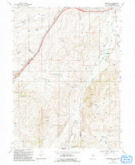 Wahsatch Utah Historical topographic map, 1:24000 scale, 7.5 X 7.5 Minute, Year 1991