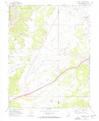 Walker Flat Utah Historical topographic map, 1:24000 scale, 7.5 X 7.5 Minute, Year 1968