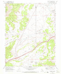 Walker Flat Utah Historical topographic map, 1:24000 scale, 7.5 X 7.5 Minute, Year 1968