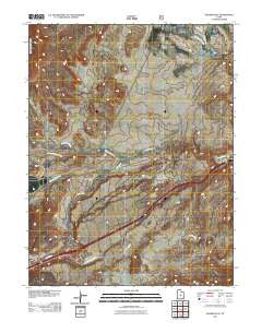Walker Flat Utah Historical topographic map, 1:24000 scale, 7.5 X 7.5 Minute, Year 2011