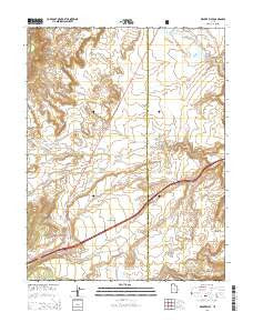 Walker Flat Utah Current topographic map, 1:24000 scale, 7.5 X 7.5 Minute, Year 2014