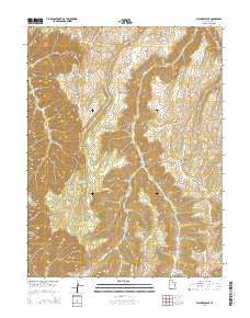 Walker Point Utah Current topographic map, 1:24000 scale, 7.5 X 7.5 Minute, Year 2014