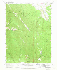 Wallsburg Ridge Utah Historical topographic map, 1:24000 scale, 7.5 X 7.5 Minute, Year 1967