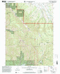 Wallsburg Ridge Utah Historical topographic map, 1:24000 scale, 7.5 X 7.5 Minute, Year 1998