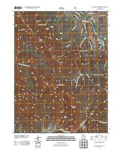 Wallsburg Ridge Utah Historical topographic map, 1:24000 scale, 7.5 X 7.5 Minute, Year 2011