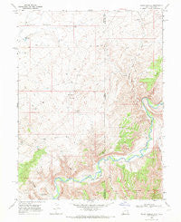 Walsh Knolls Utah Historical topographic map, 1:24000 scale, 7.5 X 7.5 Minute, Year 1968