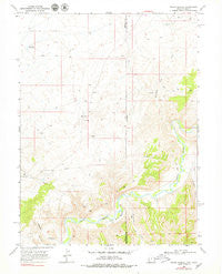 Walsh Knolls Utah Historical topographic map, 1:24000 scale, 7.5 X 7.5 Minute, Year 1968