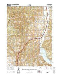 Wanship Utah Current topographic map, 1:24000 scale, 7.5 X 7.5 Minute, Year 2014