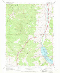 Wanship Utah Historical topographic map, 1:24000 scale, 7.5 X 7.5 Minute, Year 1967