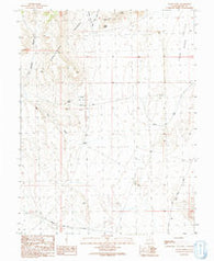 Warm Point Utah Historical topographic map, 1:24000 scale, 7.5 X 7.5 Minute, Year 1991