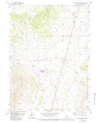 Warm Spring Hills Utah Historical topographic map, 1:24000 scale, 7.5 X 7.5 Minute, Year 1971