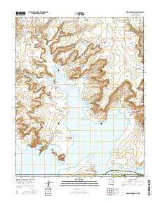 Warm Creek Bay Utah Current topographic map, 1:24000 scale, 7.5 X 7.5 Minute, Year 2014