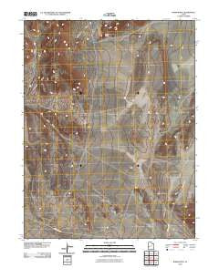 Warm Point Utah Historical topographic map, 1:24000 scale, 7.5 X 7.5 Minute, Year 2010