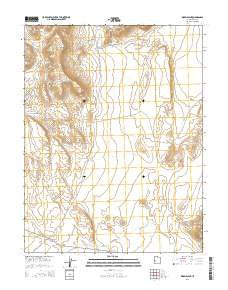 Warm Point Utah Current topographic map, 1:24000 scale, 7.5 X 7.5 Minute, Year 2014