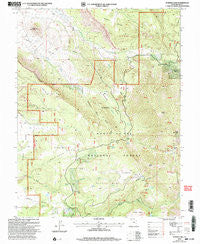 Warner Lake Utah Historical topographic map, 1:24000 scale, 7.5 X 7.5 Minute, Year 2001