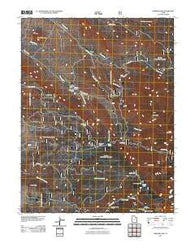 Warner Lake Utah Historical topographic map, 1:24000 scale, 7.5 X 7.5 Minute, Year 2011