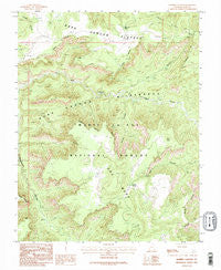 Warren Canyon Utah Historical topographic map, 1:24000 scale, 7.5 X 7.5 Minute, Year 1985