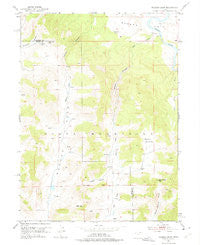 Warren Draw Utah Historical topographic map, 1:24000 scale, 7.5 X 7.5 Minute, Year 1952