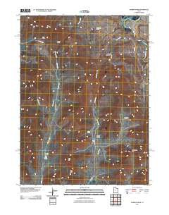 Warren Draw Utah Historical topographic map, 1:24000 scale, 7.5 X 7.5 Minute, Year 2011