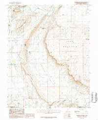 Washington Dome Utah Historical topographic map, 1:24000 scale, 7.5 X 7.5 Minute, Year 1986