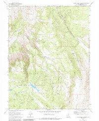 Water Creek Canyon Utah Historical topographic map, 1:24000 scale, 7.5 X 7.5 Minute, Year 1968