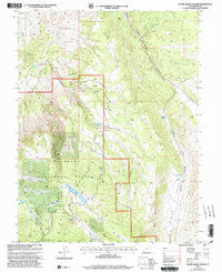Water Creek Canyon Utah Historical topographic map, 1:24000 scale, 7.5 X 7.5 Minute, Year 2001