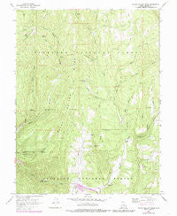 Water Hollow Ridge Utah Historical topographic map, 1:24000 scale, 7.5 X 7.5 Minute, Year 1966