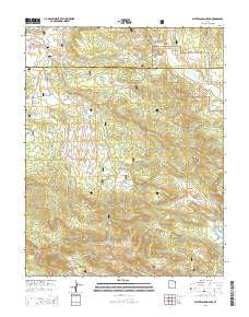 Water Canyon Peak Utah Current topographic map, 1:24000 scale, 7.5 X 7.5 Minute, Year 2014